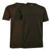 Deerhunter 2er-Pack T-Shirts, Fallen Leaf / Timber - Grösse M