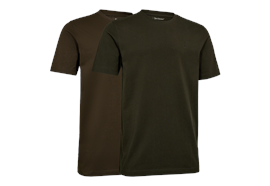 Deerhunter 2er-Pack T-Shirts, Fallen Leaf / Timber - Grösse M
