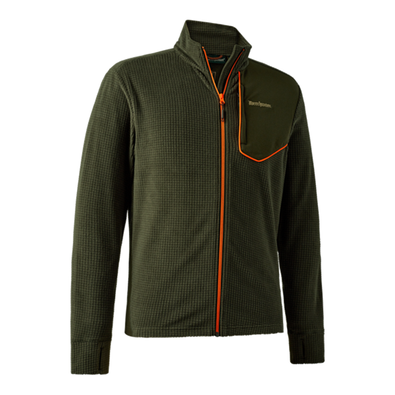 Deerhunter Chamois Full-Zip Fleece, Forest Green - Grösse XXL