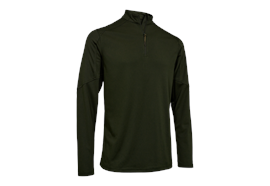 Deerhunter CLIMATE 1/2 Zip Langarm Shirt 37.5, Forest Ember - Grösse 4XL