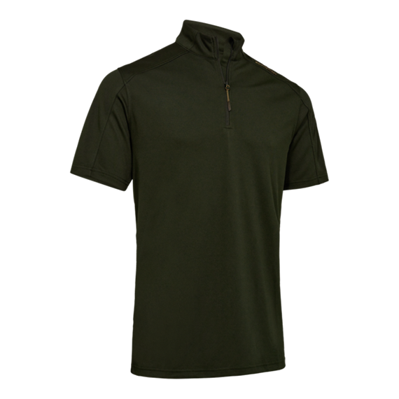 Deerhunter CLIMATE 1/2 Zip T-Shirt 37.5, Forest Ember - Grösse 3XL