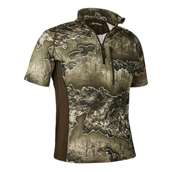 Deerhunter EXCAPE Insulated T-Shirt mit RV-Kragen, Realtree Excape - Grösse 3XL