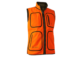 Deerhunter GAMEKEEPER Reversible Fleeweste, Safety orange - Grösse L
