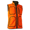 Deerhunter GAMEKEEPER Reversible Fleeweste, Safety orange - Grösse XXL
