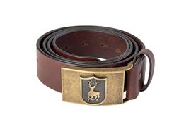 Deerhunter Leder Gurt 4 cm breit Cognac