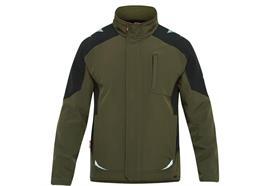 ENGEL Galaxy Softshelljacke, Waldgrün/schwarz - Grösse S