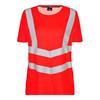 ENGEL Safety Damen kurzarm T-Shirt, rot - Grösse XS