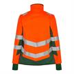 ENGEL Safety Damen Softshelljacke, orange/grün - Grösse 3XL Übergrösse | Bild 2