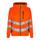 ENGEL Safety Damen Sweatcardigan, orange/grau - Grösse 3XL Übergrösse