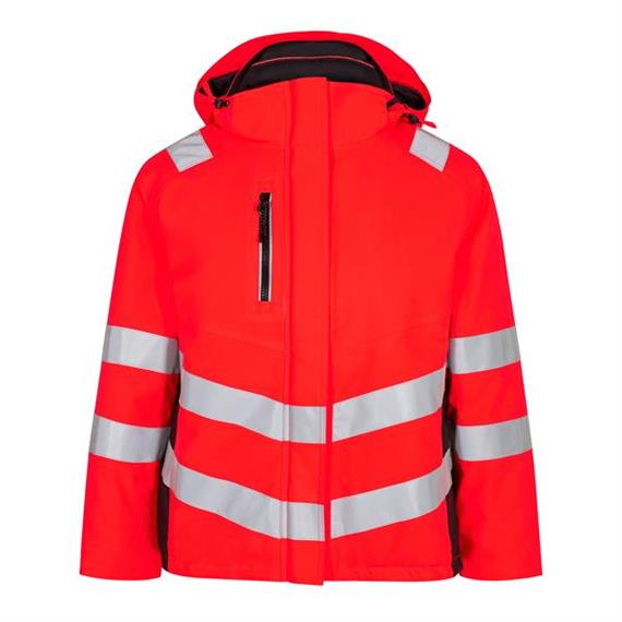 ENGEL Safety Damen Winterjacke, rot/schwarz - Grösse XS