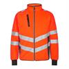 ENGEL Safety Fleecejacke, orange/grau - Grösse S