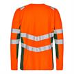 ENGEL Safety Langarm Shirt, orange/grün - Grösse 6XL Übergrösse | Bild 2
