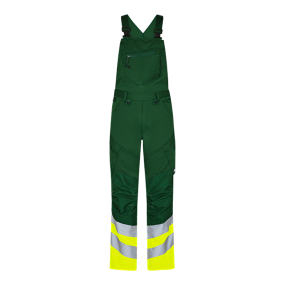 ENGEL Safety Latzhose, grün/gelb - Grösse 58