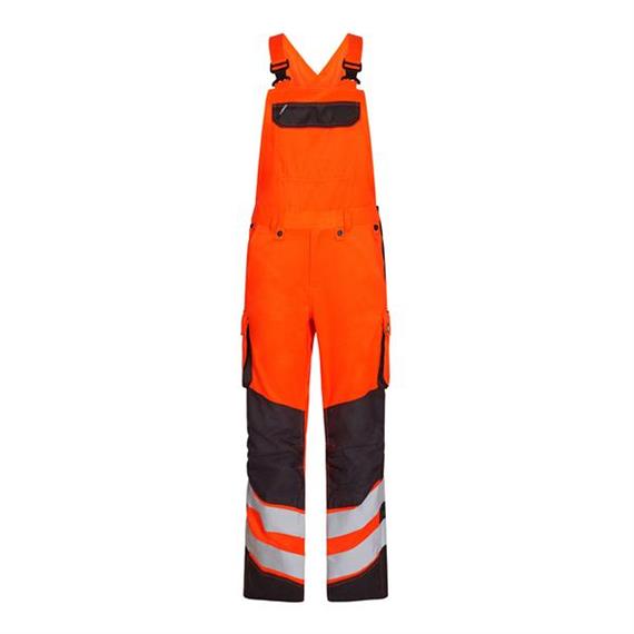 ENGEL Safety Latzhose, orange/grau - Grösse 68 Übergrösse