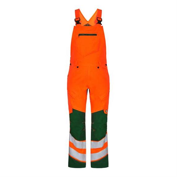 ENGEL Safety Latzhose, orange/grün - Grösse 54