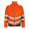 ENGEL Safety light Arbeitsjacke. orange/grün - Grösse 3XL Übergrösse