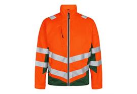 ENGEL Safety light Arbeitsjacke. orange/grün - Grösse 3XL Übergrösse