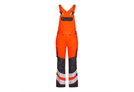 ENGEL Safety light Damen Latzhose, orange/anthrazit - Grösse 34