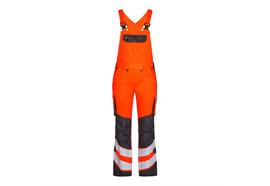 ENGEL Safety light Damen Latzhose, orange/anthrazit