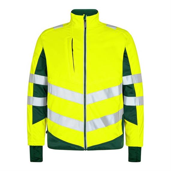 ENGEL Safety Softshelljacke, gelb/grün - Grösse L