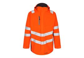 ENGEL Safety Softshellparka, orange/grau - Grösse XS