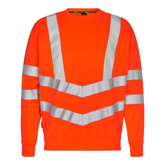 ENGEL Safety Sweatshirt, orange - Grösse 4XL Übergrösse