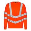 ENGEL Safety Sweatshirt, orange - Grösse XXL