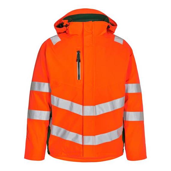 ENGEL Safety Winterjacke, orange/grün - Grösse L