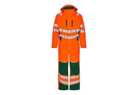 ENGEL Safety Winterkombination, orange/grün - Grösse L