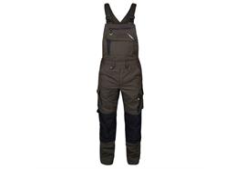 ENGEL X-Treme Latzhose mit Stretch, Waldgrün/schwarz