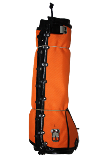 Forst-Gamasche Cordura zum Schnüren orange - Grösse S Spezialgrösse