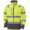Helly Hansen ALNA 2.0 HI VIS Softshelljacke, yellow/ebony - Grösse XL