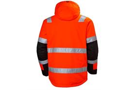 Helly Hansen ALNA 2.0 HI VIS wasserdichte Shelljacke, orange/ebony - Grösse L