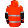 Helly Hansen ALNA 2.0 HI VIS wasserdichte Shelljacke, orange/ebony - Grösse XL