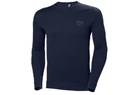 Helly Hansen Lifa Merino Crewneck Shirt, navy - Grösse 3XL