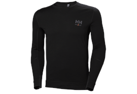 Helly Hansen Lifa Merino Crewneck Shirt, schwarz - Grösse S