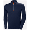 Helly Hansen Lifa Merino Langarmshirt mit halbem Reissverschluss, navy - Grösse XS
