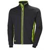 Helly Hansen MAGNI Fleecejacke, schwarz/dunkel lime - Grösse 3XL