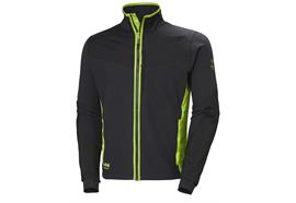 Helly Hansen MAGNI Fleecejacke, schwarz/dunkel lime - Grösse 3XL