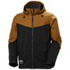 Helly Hansen OXFORD Hooded Softshell Jacke, saddle/schwarz - Grösse M