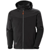 Helly Hansen OXFORD Hooded Softshell Jacke, schwarz - Grösse 3XL