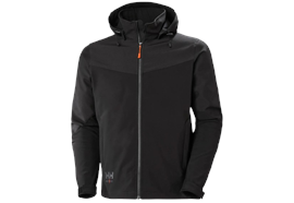 Helly Hansen OXFORD Hooded Softshell Jacke, schwarz - Grösse 4XL
