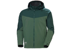 Helly Hansen OXFORD Hooded Softshell Jacke, spruce/dark - Grösse 4XL