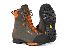 Husqvarna Schutzstiefel FUNCTIONAL, grau/orange, Schnittschutzklasse 2 - Grösse 38