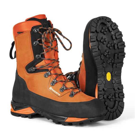 Husqvarna Schutzstiefel TECHNICAL, grau/orange, Schnittschutzklasse 2 - Grösse 36