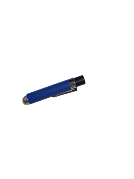 Kreidenhalter aus Metall mit Clip, blau 12 mm