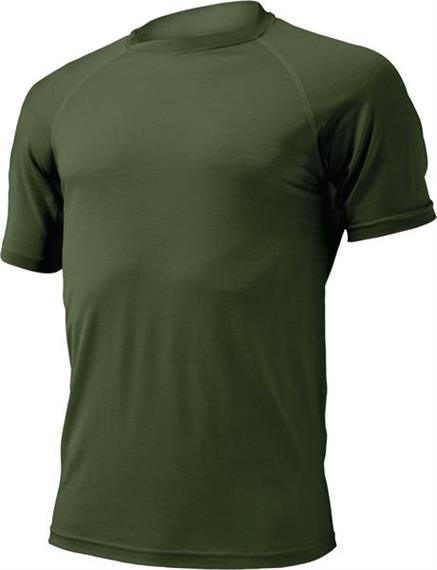 Lasting Kurzarmshirt Merino light, 160g, Men, olive - Grösse L