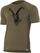 Lasting Kurzarmshirt Merino light mit Steinbock Motiv, 160g, Men, olive - Grösse XS