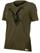 Lasting Kurzarmshirt Merino light mit Steinbock Motiv, 160g, Women, olive - Grösse XL