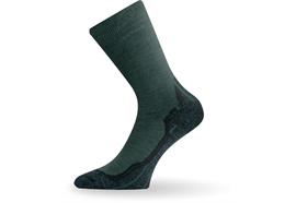 Lasting Socken Trekking Merino, grün, 2-lagig